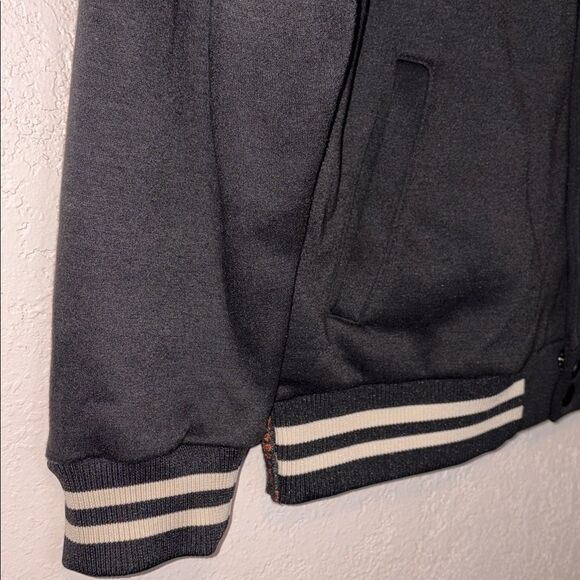 Rebel Vengeance Black and Floral Varsity Jacket - Picture 5 of 6